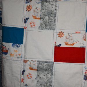 Nautical Bon Voyage Quilt for Baby
